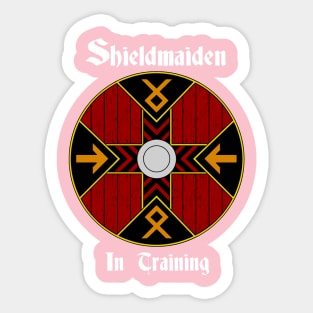 Shieldmaiden in Training Sticker